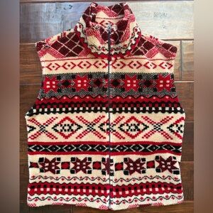 Vintage Ranch Rags Fleece Vest Made in Canada